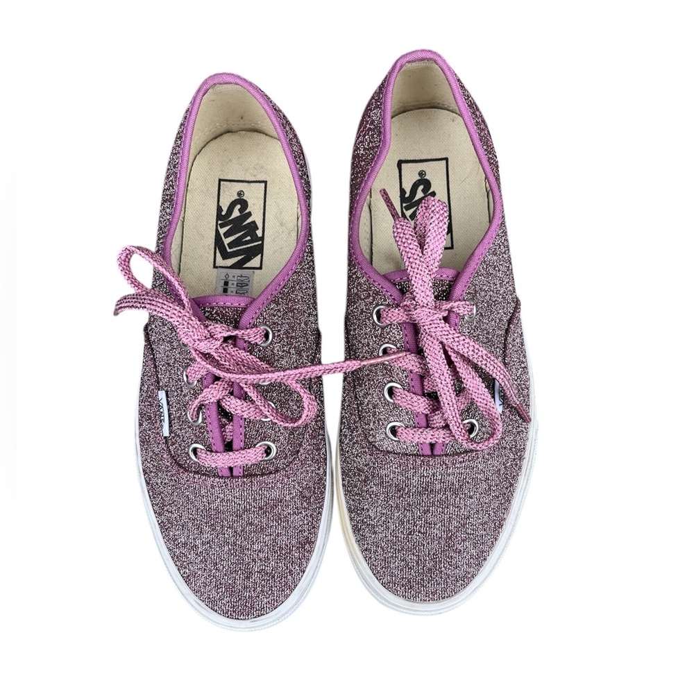 Women’s Pink Glitter Vans